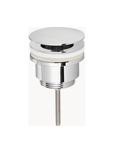 Set piletta e anello di troppopieno Ikora 2 pz, Metallo rivestito, Argentato, Set in varie misure