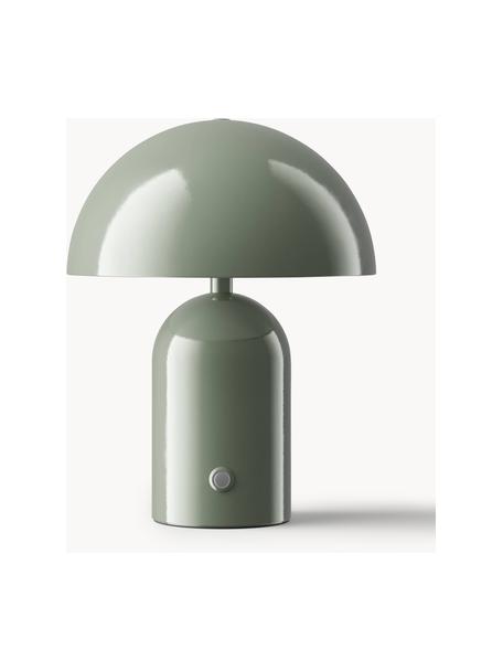 Petite lampe à poser LED portable Walter, Vert olive, Ø 19 x haut. 25 cm
