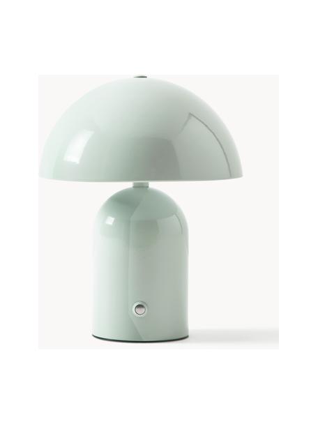 Lampada da tavolo piccola portatile a LED con luce regolabile Walter, Verde oliva, Ø 19 x Alt. 25 cm