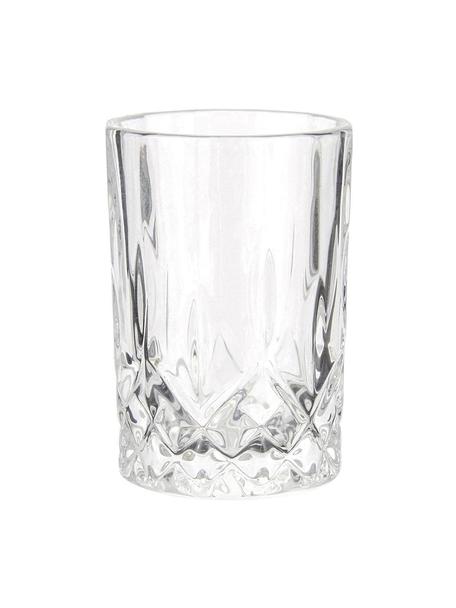 Kieliszek do wódki Harvey, 4 szt., Szkło, Transparentny, Ø 4 x W 6 cm, 37 ml