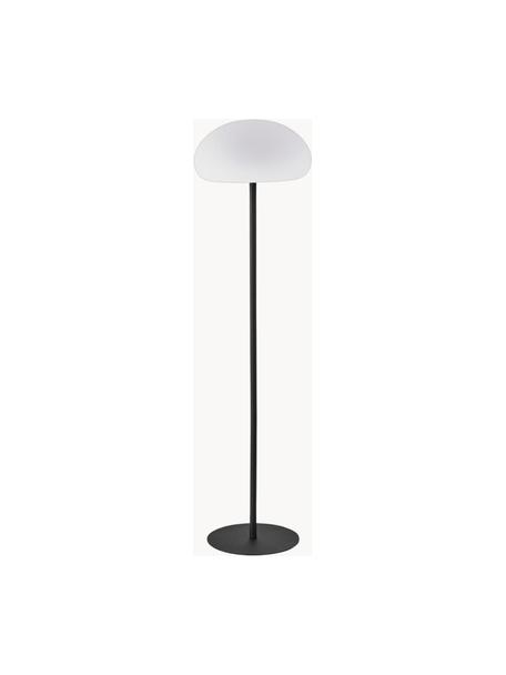 Lampada da terra portatile da esterno con luce regolabile Sponge, Paralume: plastica, Nero, bianco, Ø 34 x Alt. 126 cm