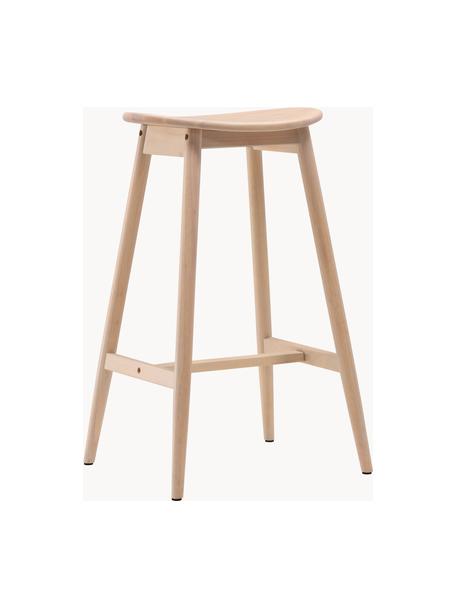 Barová stolička z kaučukovníkového dreva Orust, Kaučukovníkové drevo, Kaučukovníkové drevo, Š 44 x V 77 cm