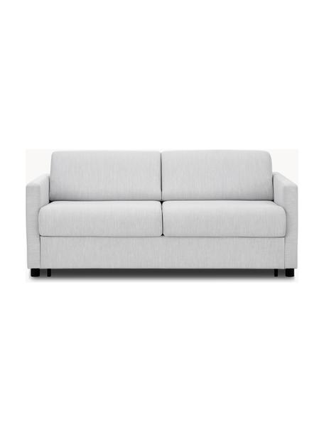 Sofá cama Morgan (2 plazas), con colchón, Tapizado: 100% poliéster Alta resis, Patas: madera de pino maciza pin, Tejido gris claro, An 187 x F 92 cm