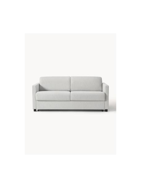 Schlafsofa Morgan (2-Sitzer) mit Matratze, Bezug: 100% Polyester Der hochwe, Füße: Massives Kiefernholz, lac, Webstoff Hellgrau, B 187 x T 92 cm