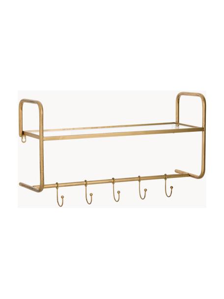 Wandkapstok Hatstand, Messingkleurig, B 63 x H 23 cm