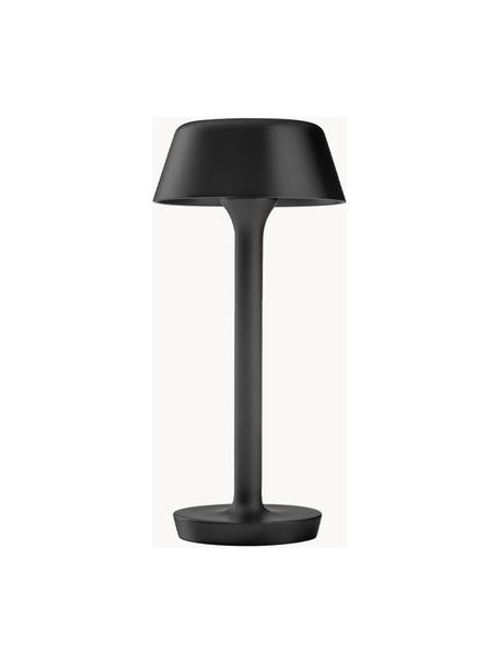 Petite lampe à poser LED avec port USB Firefly In The Sky, Aluminium, enduit, Noir, Ø 12 x haut. 27 cm