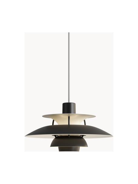 Hanglamp PH 5, verschillende formaten, Lampenkap: gecoat metaal, Zwart, Ø 30 x H 16 cm