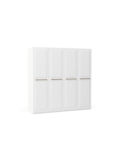Modulární skříň se 4 dveřmi Charlotte, různé varianty, Bílá, Š 200 x V 200 cm, vnitřní část Basic