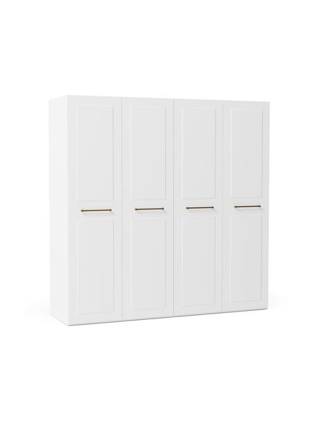 Modulárna šatníková skriňa s otočnými dverami Charlotte, šírka 200 cm, niekoľko variantov, Biela, Basic Interior, Š 200 x V 200 cm