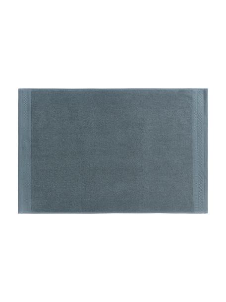Dywanik łazienkowy z bawełny organicznej Premium, antypoślizgowy, Niebieski, S 50 x D 70 cm