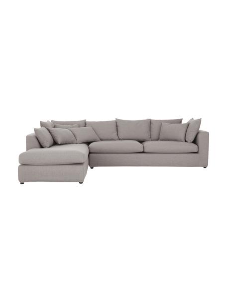 Sofa narożna Zach, Tapicerka: polipropylen Dzięki tkani, Nogi: tworzywo sztuczne, Taupe tkanina, S 300 x G 213 cm, lewostronna