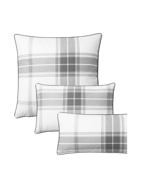 Funda de almohada de pecal a cuadros Scarlet, 100% algodón

Densidad de hilo 180 TC, calidad confort

Percal es un tejido de algodón fino con un tacto liso y propiedades transpirables, da una sensación agradable y fresca, lo que la hace especialmente adecuada para los meses cálidos de verano, Gris, blanco, An 50 x L 70 cm
