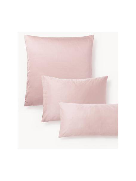Obliečka na vankúš z bavlneného saténu Comfort, Bledoružová, Š 40 x D 80 cm