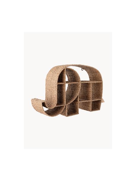 Estante de pared infantil Elmar, en forma de elefante, Hierba de Bankuan, Beige, An 90 x Al 61 cm