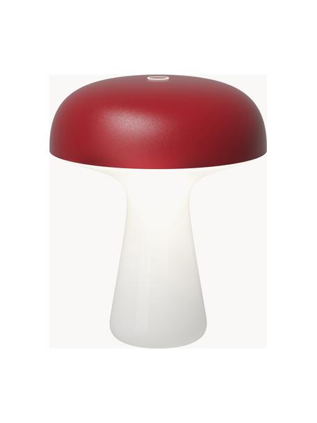 Malá prenosná LED lampa do exteriéru My T, Červená, biela, Ø 20 x V 25 cm