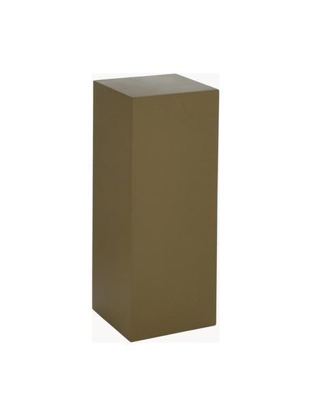 Houten sierzuil Smash, MDF, Olijfgroen, B 20 cm x H 50 cm