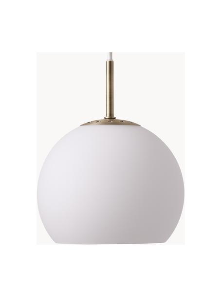 Lampa wisząca Ball, różne rozmiary, Biały, matowy, Ø 18 x W 15 cm