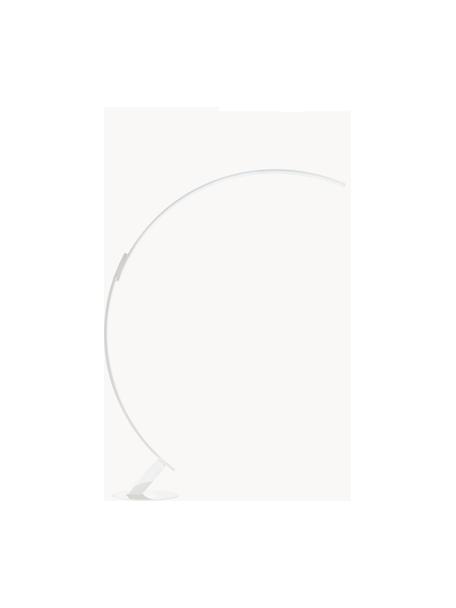 Grote LED vloerlamp Kyudo, dimbaar, Wit, H 212 cm