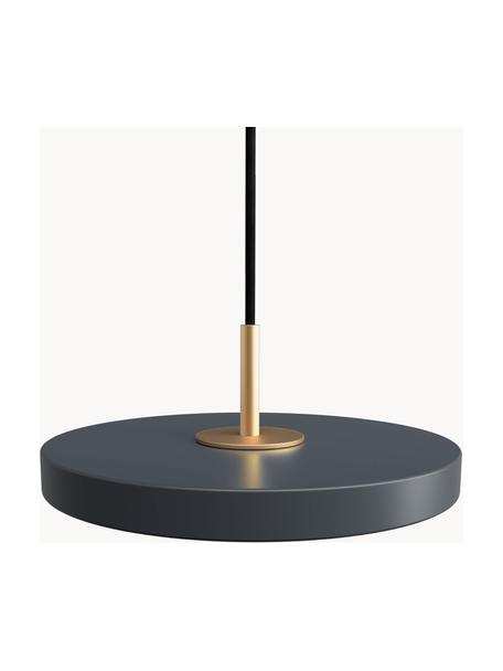 Suspension LED design Asteria, Noir, Ø 15 x haut. 6 cm