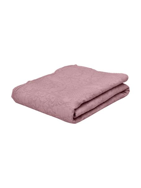 Couvre-lit brodé lilas Madlon, Lilas, larg. 180 x long. 250 cm (pour lits jusqu'à 140 x 200 cm)