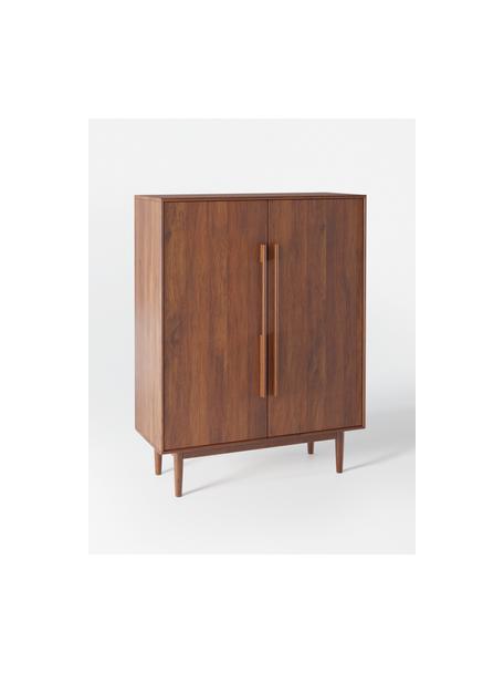 Credenza in legno massiccio di mango Paul, Legno di mango, Larg. 100 x Alt. 135 cm
