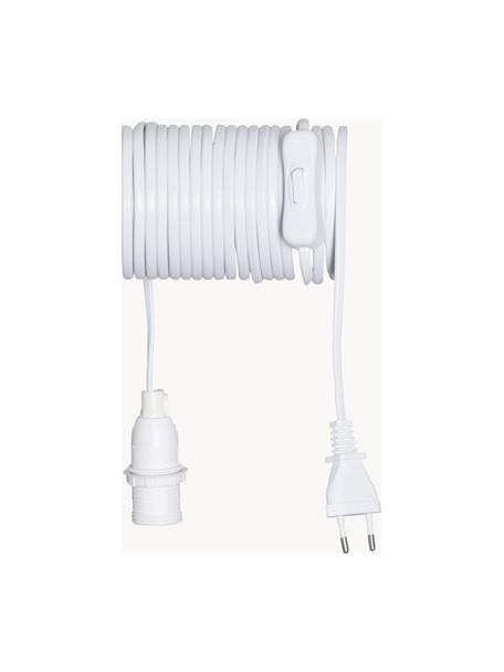 Câble d'alimentation avec interrupteur à bascule Bluum, long. 500 cm, Plastique, Blanc, long. 500 cm