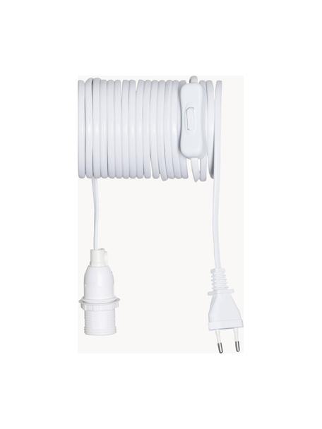 Cable de alimentación con interruptor Bluum, 500 cm, Plástico, Blanco, L 500 cm