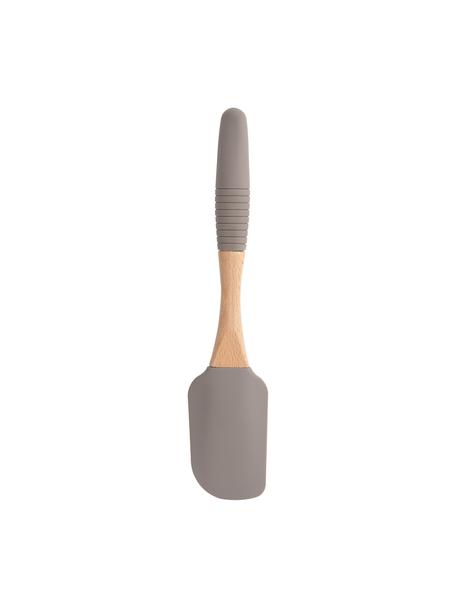 Spatule Silico, Plastique, bois, Gris, bois clair, long. 25 cm