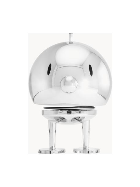 Oggetto decorativo Bumble, diverse misure, alt. 11 cm, Plastica, metallo, Argentato, Ø 9 x Alt. 11 cm