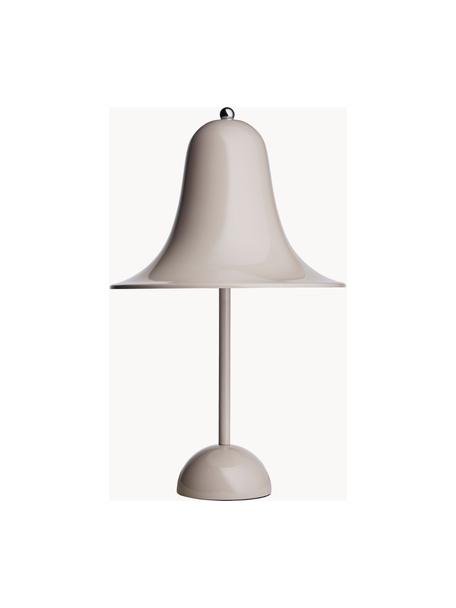 Lampada da tavolo Pantop, design Verner Panton, Greige lucido, Ø 23 x Alt. 38 cm