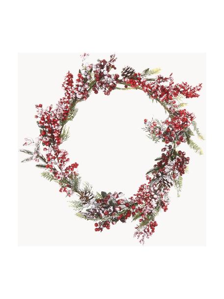 Girlanda Patricia, Umělá hmota, Červená, zelená, Ø 20 cm, D 180 cm