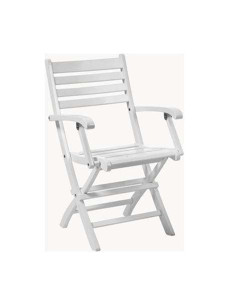 Sedia da giardino York, Legno di mogano laccato
Certificato V-Legal, Bianco, Larg. 51 x Alt. 86 cm