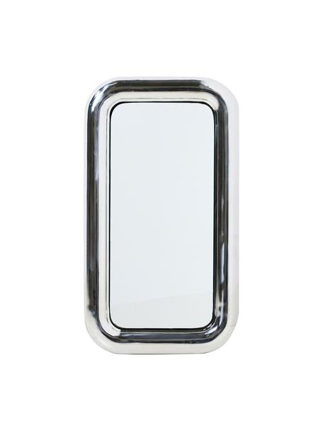 Nástěnné zrcadlo s ocelovým rámem Chubby, Odstíny chromu, Š 45 cm, V 80 cm