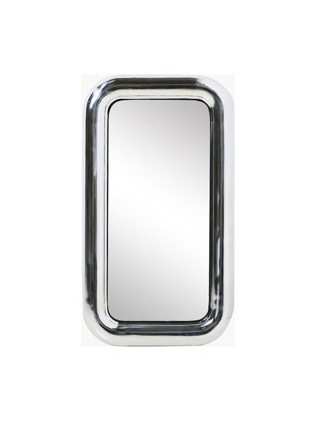 Espejo de pared de acero Chubby, Espejo: cristal, Cromo, An 45 x Al 80 cm