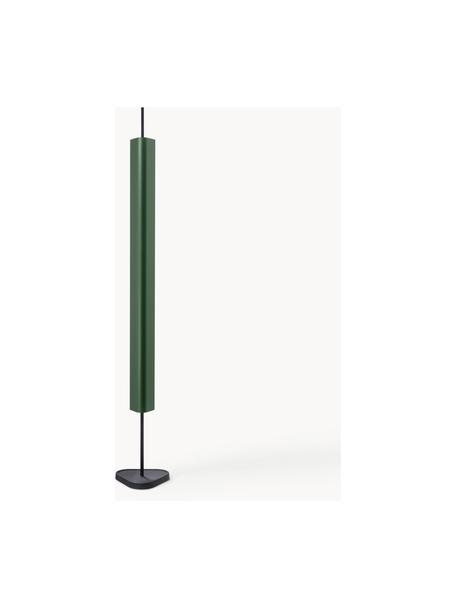 Lampa podłogowa LED z funkcją przyciemniania Emi, Aluminium powlekane, Ciemny zielony, czarny, W 170 cm