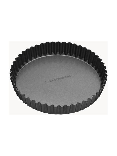 Teglia rotonda per crostata con rivestimento antiaderente MasterClass, in diverse dimensioni, Acciaio al carbonio con rivestimento antiaderente, Nero, Ø 20 x Alt. 4 cm