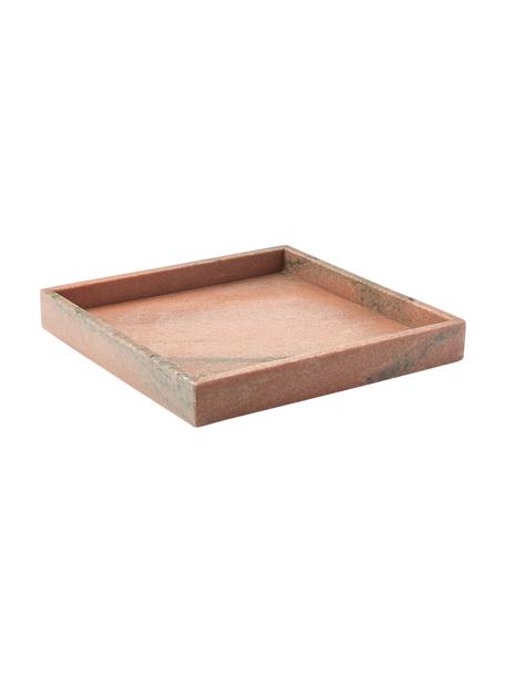 Deko-Marmor-Tablett Venice, Marmor, Terrakotta, marmoriert, B 30 x T 30 cm