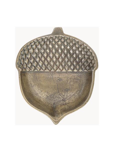 Dekorativní miska Kiara, Potažený hliník, Zlatá s antickou úpravou, Š 23 cm, H 21 cm