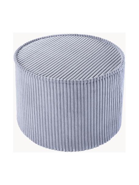 Pouf en velours côtelé pour enfant Sugar, Ø 40 cm, Velours côtelé lavande, Ø 40 x haut. 25 cm