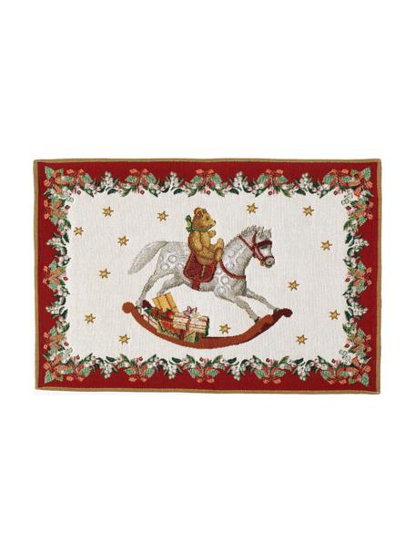 Tovagliette americane Toy's Fantasy 6 pz, 50% cotone, 50% poliestere, Rosso, bianco, multicolore, Larg. 32 x Lung. 48 cm