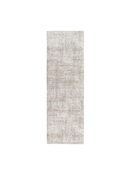 Tapis de couloir Laurence, 70% polyester, 30% coton, certifié GRS, Beige, brun, larg. 80 x long. 250 cm