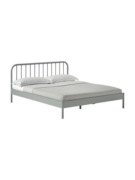 Metallbett Sanna, Metall, pulverbeschichtet, Graugrün, B 180 x L 200 cm