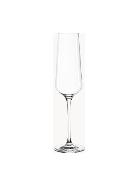 Champagneglas Puccini, 6 stuks, Teqton® glas, Transparant, Ø 7 x H 26 cm, 280 ml