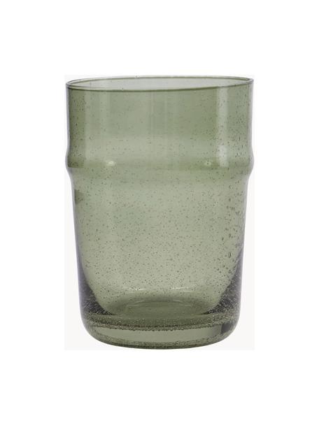 Szklanka Rain, 2 szt., Szkło, Szałwiowy zielony, półtransparentny, Ø 8 x W 11 cm, 310 ml