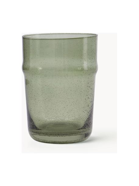 Szklanka Rain, 2 szt., Szkło, Szałwiowy zielony, półtransparentny, Ø 8 x W 11 cm, 310 ml