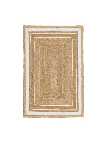 Tappeto in juta tessuto a mano Clover, 75% juta, 25% cotone

Il materiale utilizzato in questo prodotto è testato per le sostanze nocive e certificato secondo lo STANDARD 100 by OEKO-TEX® , HOHENSTEIN HTTI, 16.HIN.79297, Marrone, bianco, Larg. 200 x Lung. 300 cm (taglia L)