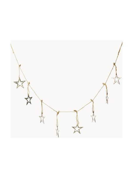 Guirlande Stars 100 cm, Couleur argentée, long. 100 cm