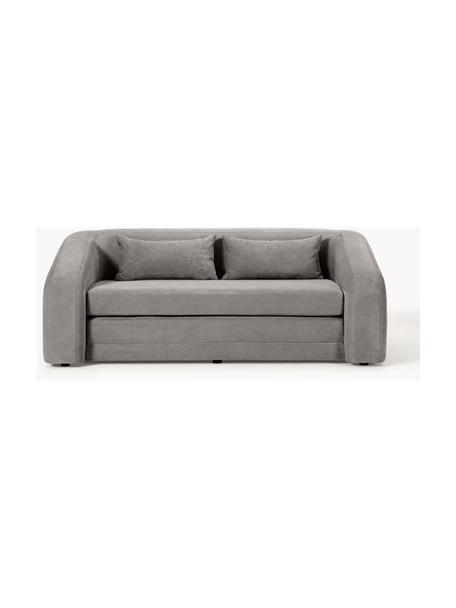 Sofá cama Eliot (2 plazas), Tapizado: 88% poliéster, 12% nylon , Patas: plástico Este producto es, Tejido gris oscuro, An 180 x F 100 cm