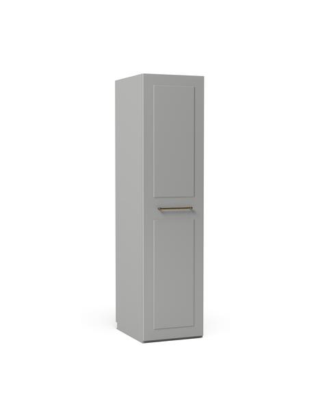 Modulární skříň s otočnými dveřmi Charlotte, šířka 50 cm, více variant, Dřevo, šedá, Interiér Basic, V 200 cm