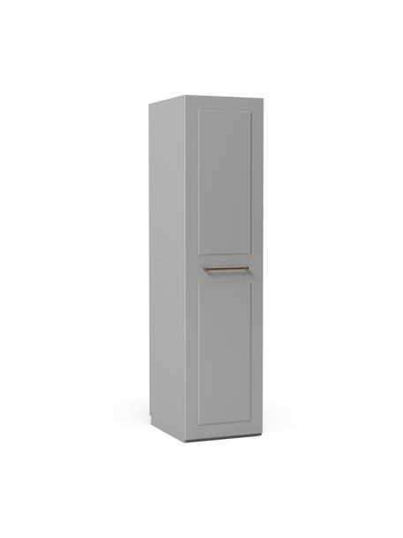 Armario modular Charlotte, 1 puerta (50 cm), diferentes variantes, Estructura: aglomerado con certificad, Madera, gris, Interior Basic (Al 200 cm)